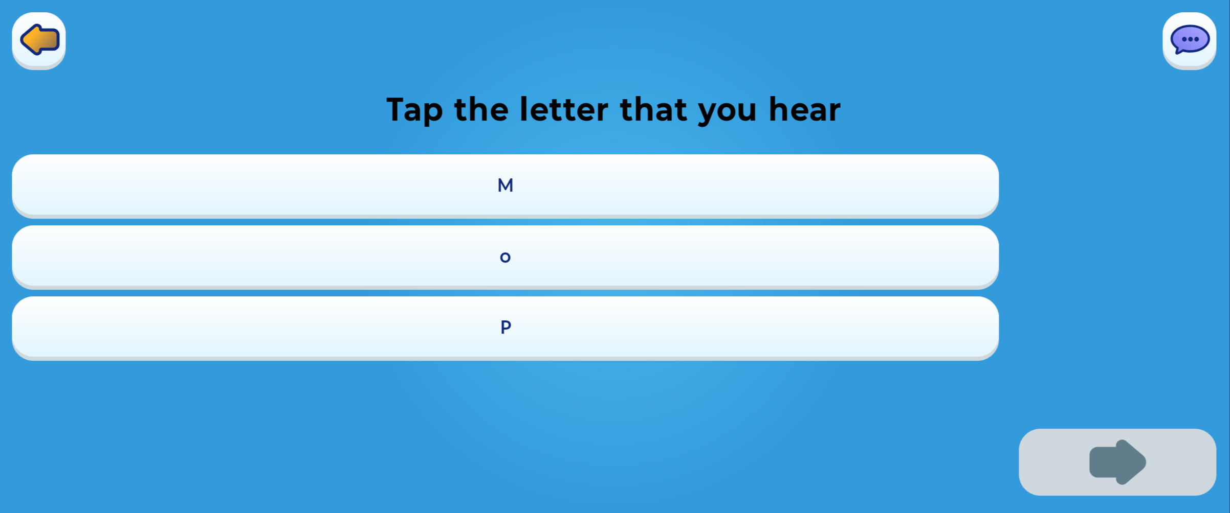 Letter recognition