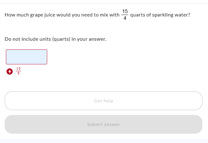 Interface showing direct answer-only support.